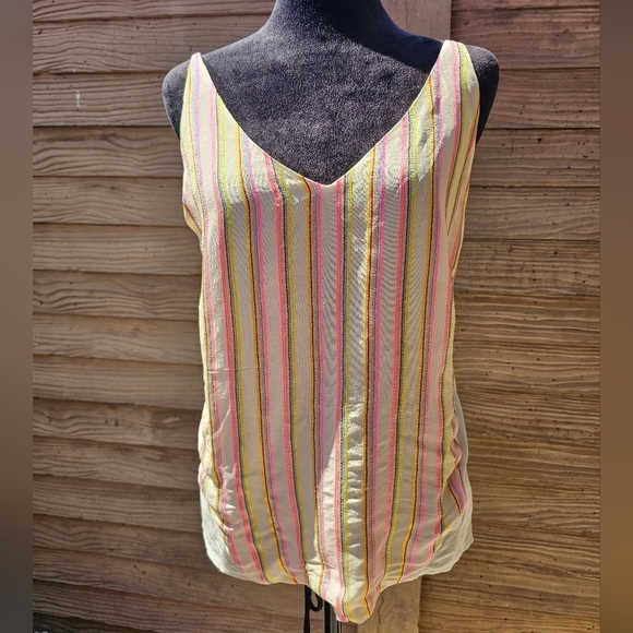 J Brand lightweight striped camisole / tank top size medium - Picture 6 of 14